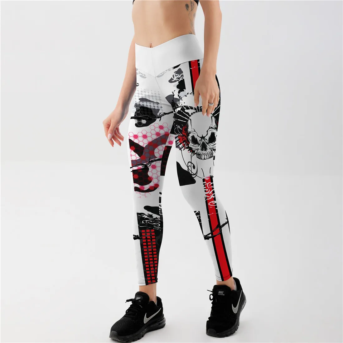 

20 styles So Cute !!Dark & cat and Leopard print God Horse Mummy Dog Skull colorful Heart Printed leggings women's sexy Pants
