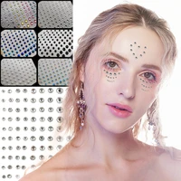 mixed size eye shadow diamonds festival body decoration jewelry stickers self adhesive fake tattoo accessories nail rhinestones