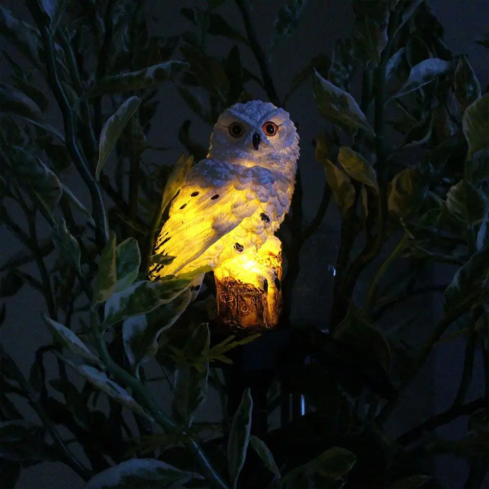 

Lawn Light Landscape Lights Lawn Lamp Eco-Friendly Durable Solar Owl Animal Home Garden