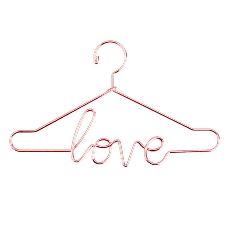 

10pcs Metal Love Doll Hangers Doll Accessories For USA Girl Babie Blyth 1/3 1/6 Doll Cloth