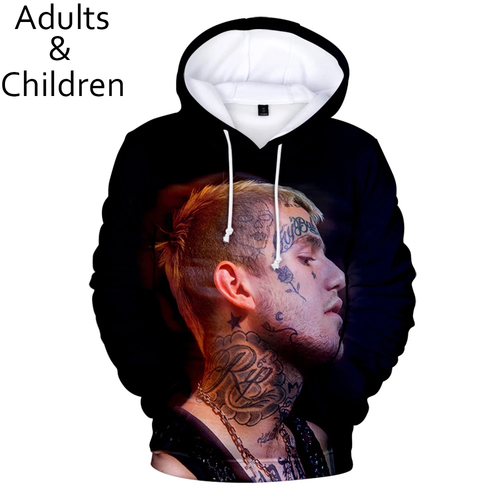 Толстовка с капюшоном Lil peep 3D для мужчин и женщин модные детские худи лидер продаж