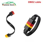 Кабель-удлинитель OBD2, 16-контактный кабель-адаптеры для X431 iDiagX431 M-DiagX431 VV +Pro mini easydiag 3,0easydiag 2,0Pro3