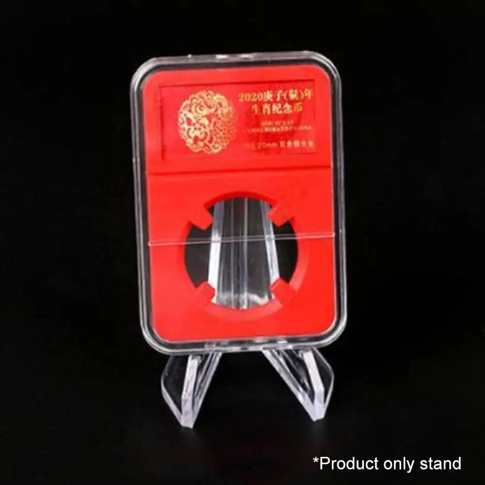 10 шт. прозрачные мини подставки для монет карточный стол карты медальоны 2 7