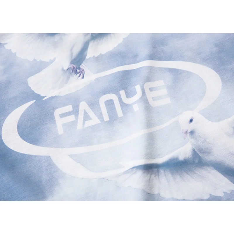 

Aolamegs T-shirt Men Animal Cloud Wonderland Short Sleeve Hooded Tee Shirt Tops Harajuku Fashion College Style Streetwear Spring