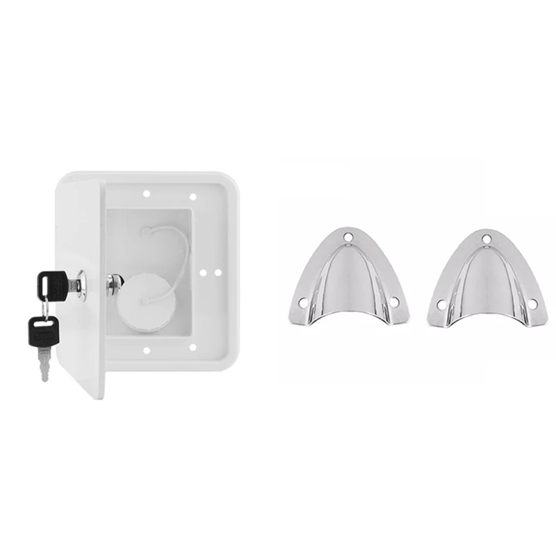 

Гравитационный водозаборник, квадратная крышка и ключи для люка, водозаборная Запираемая крышка с 2 шт. моллюсков, Проволочный Кабель, Крышк...