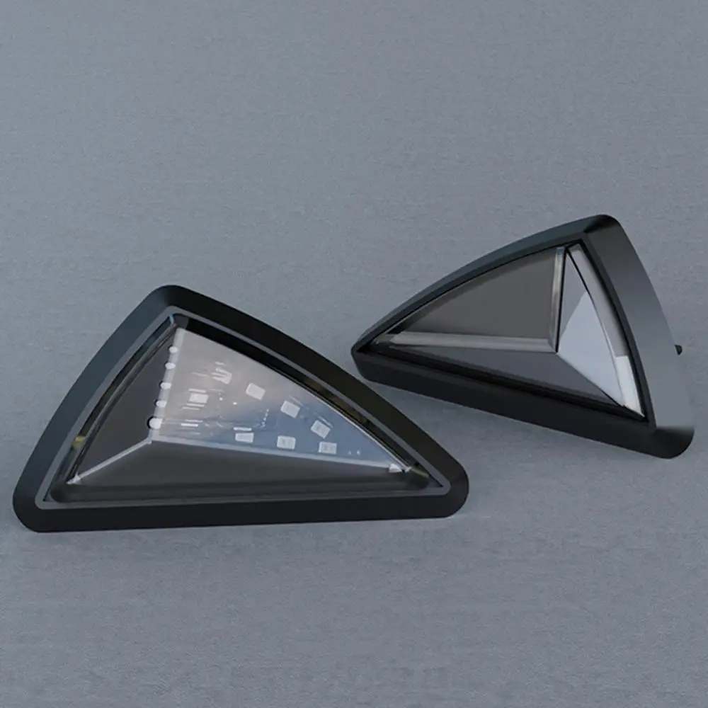 

2Pcs Universal Motorcycle DynamicTriangle Tail Lights Mount LED Turn Signal Indicator Taillight Lamp