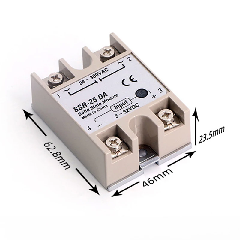 

PID Temperature Controller Set Digital Intelligent SSR-DN SSR-25DA M6 FKU66