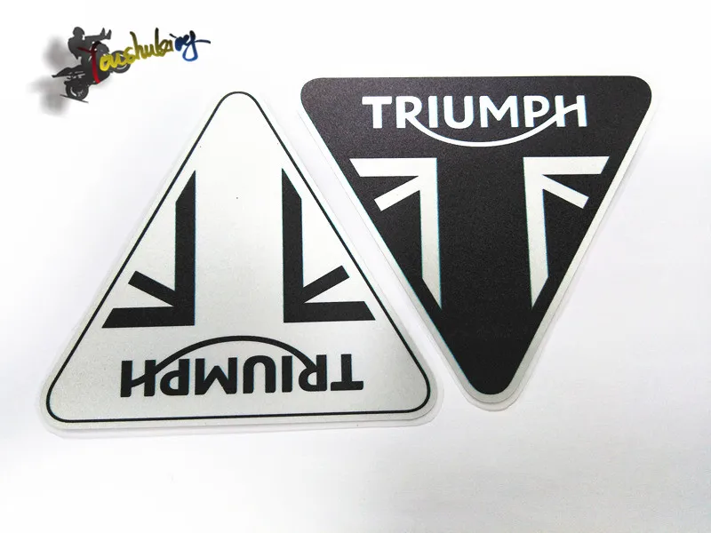 Гоночный шлем 3 м набор наклеек s для triumph логотип мотоциклетный топливный бак Предупреждение ющая этикетка Предупреждение ющая наклейка