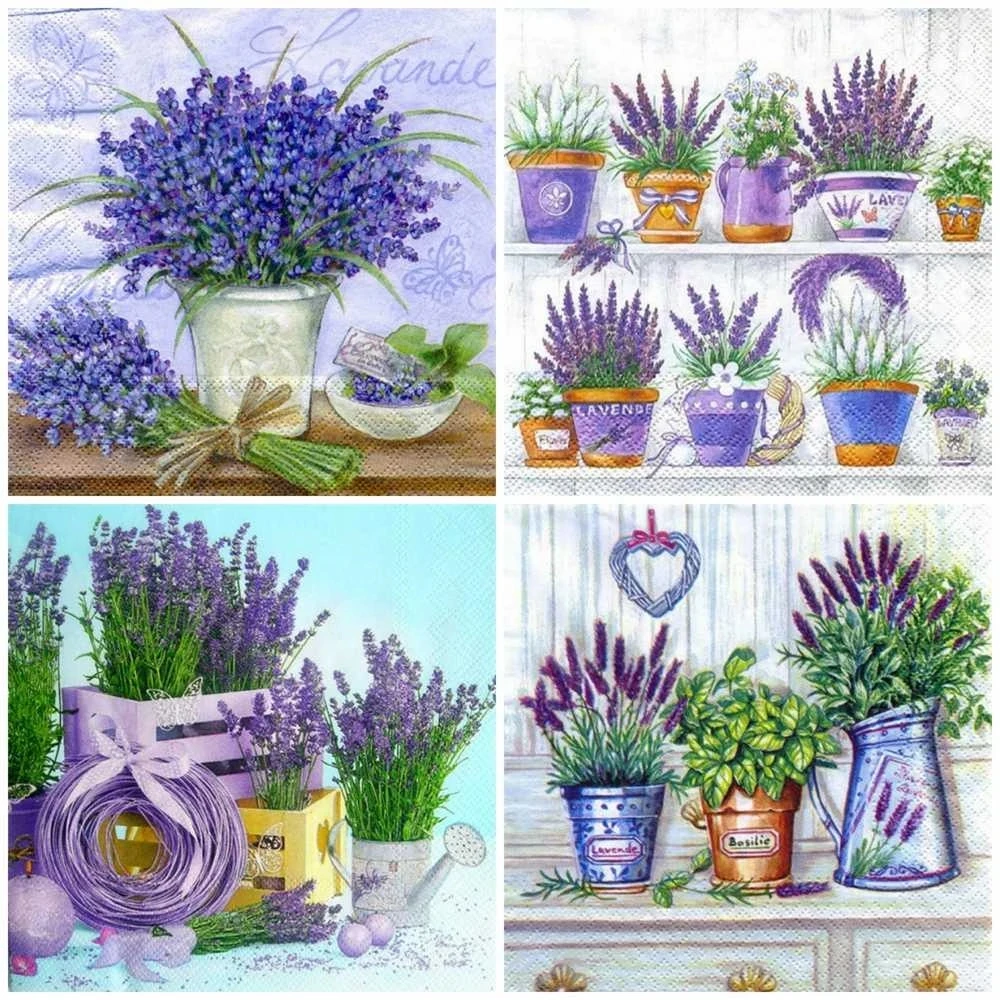 

5D Diy Diamond Embroidery Flower Full Square Round Drill Diamond Painting Lavender Rhinestone Picture Diamond Mosaic Home Decor