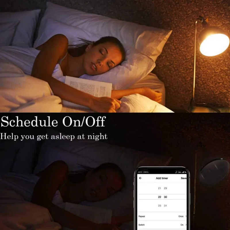 Умная лампочка с регулируемой яркостью светодиодсветильник Wi-Fi GU10 RGBW 5 Вт