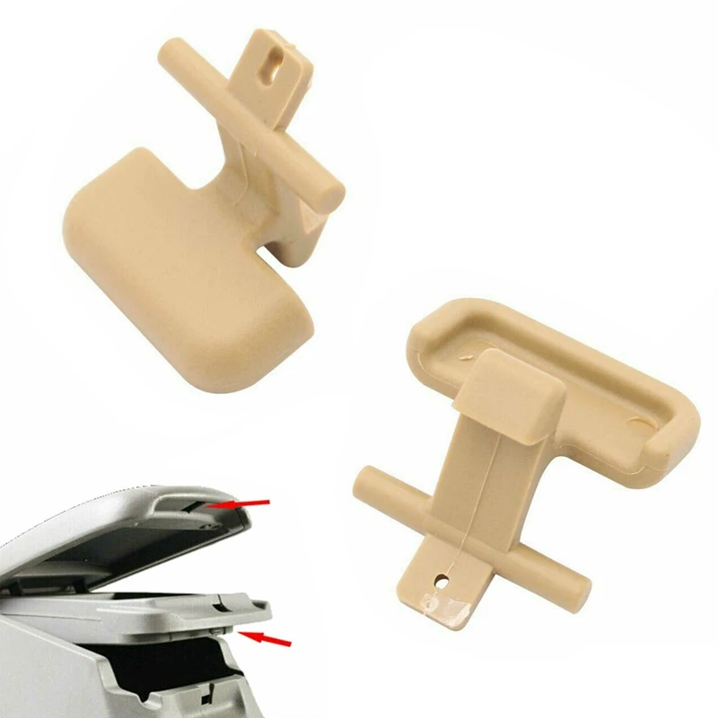 

Upper & Lower Center Console Armrest Latch Clips 84661-3K000V2, 84662-3K000V2 Fits for 2009-2010 Hyundai Sonata Beige