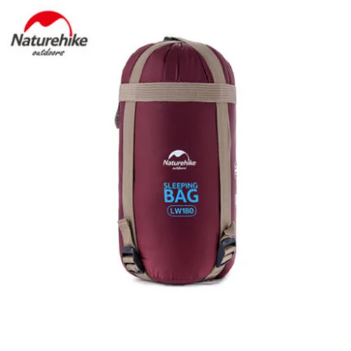 NatureHike 75x29,5 ''Мини Открытый Сверхлегкий конверт спальный мешок ультра-маленький размер для кемпинга пешего туризма альпинизма NH15S003-D - Цвет: Red Size S
