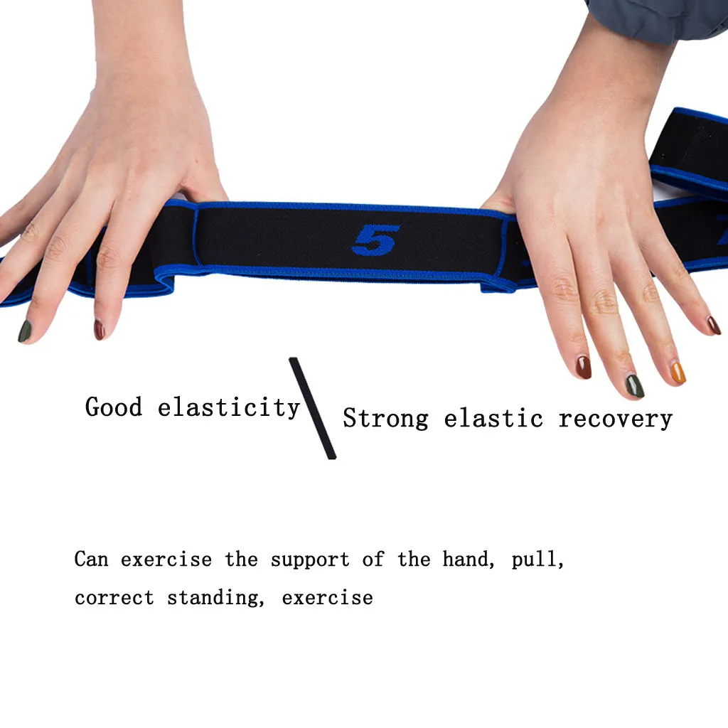 Эластичный растягивающийся ремень для йоги эластичный пояс тренировок пилатеса