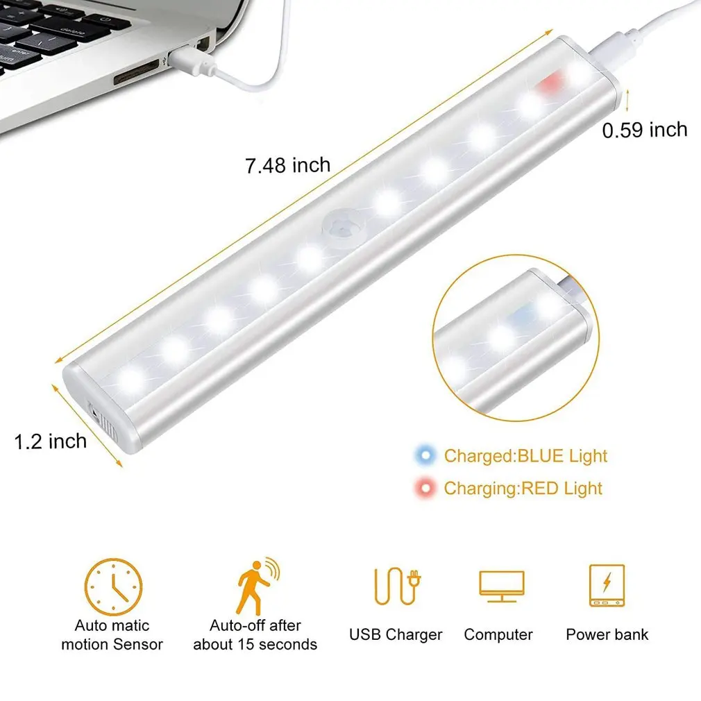 

GYD-2 Body Induction Lamp Smart Home Supplies Human Body Induction Night Light Light Perception White Light