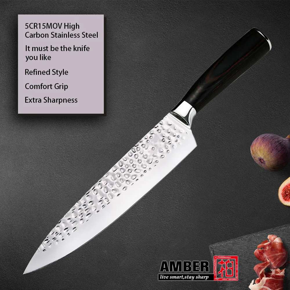 Кухонный нож 8 дюймов профессиональные японские поварские ножи 5CR15MOV из