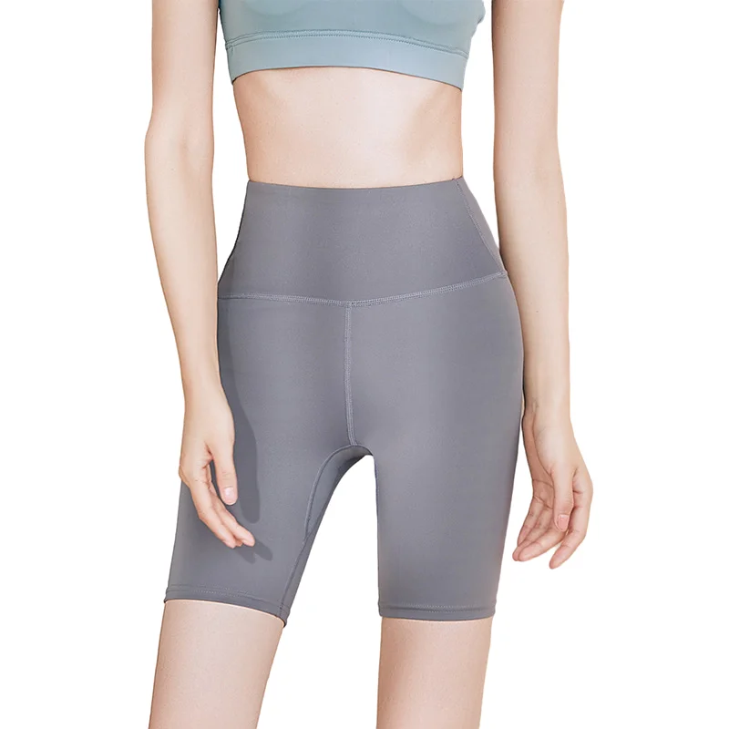 Summer New Yoga Pants Five Points For Women Slim Stretch High Waist Fitness Running Leggings Workout Sports Leggins Mujer