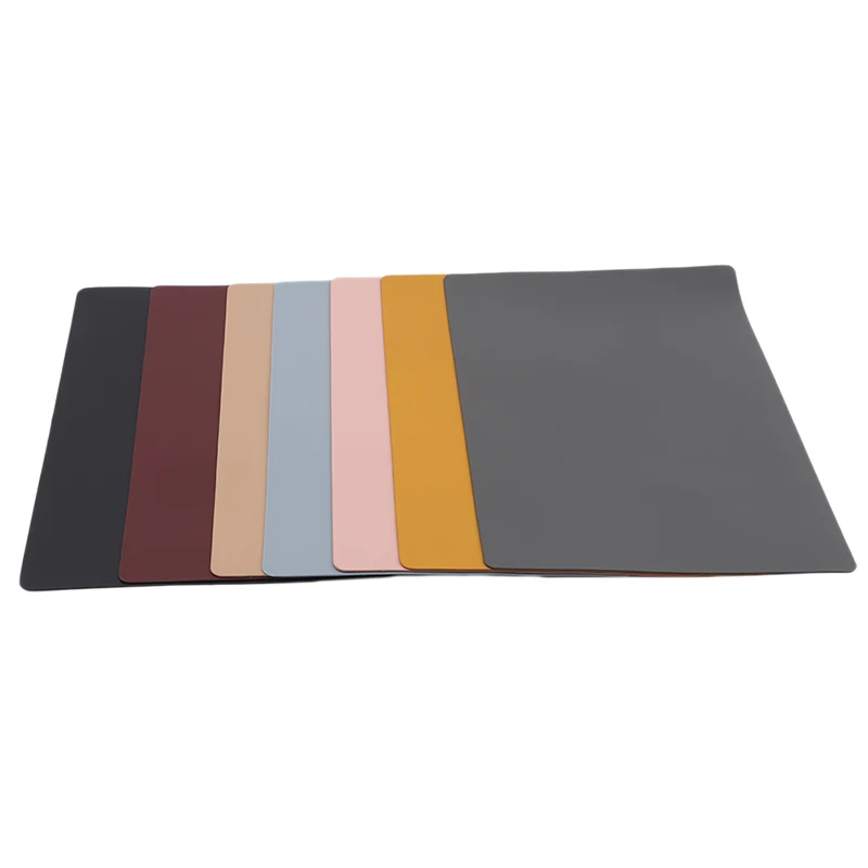 

NEW leather Waterproof Placemat Table Mat Heat Insulation Anti-skidding Washable Durable For Kitchen Dining