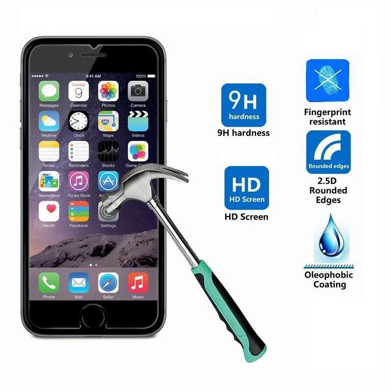 Защитное закаленное стекло для iPhone 7 8 6s 5 5s plus 11 pro XS max XR X на защита экрана SE 2020