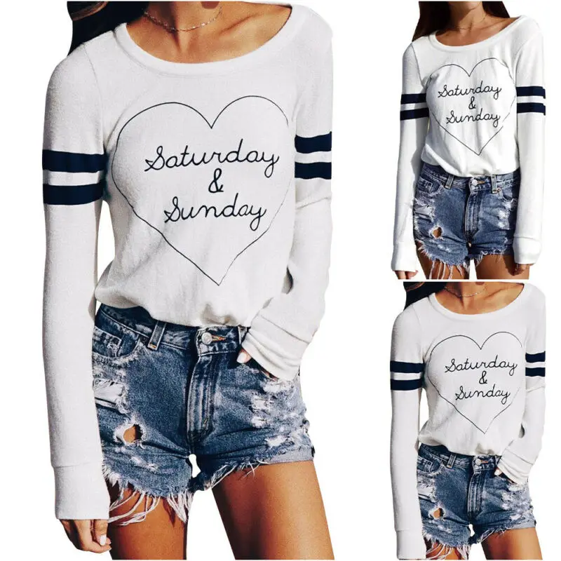 

Женская рубашка с длинным рукавом, Повседневная Блузка с буквенным принтом, пуловер с V-образным вырезом на спине, Топ