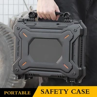 tactical gun safety case airsoft military pistol holder box paintball handgun protection outdoor camera case phone storage