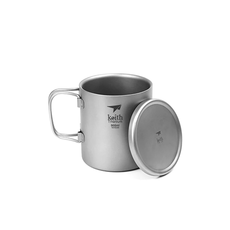 spesifikasi Tiperajin Mug Berkemah Cangkir Titanium Dinding Ganda Perlengkapan Makan Turis Perlengkapan Piknik Perlengkapan Dapur Luar Ruangan Perlengkapan Minum Travel