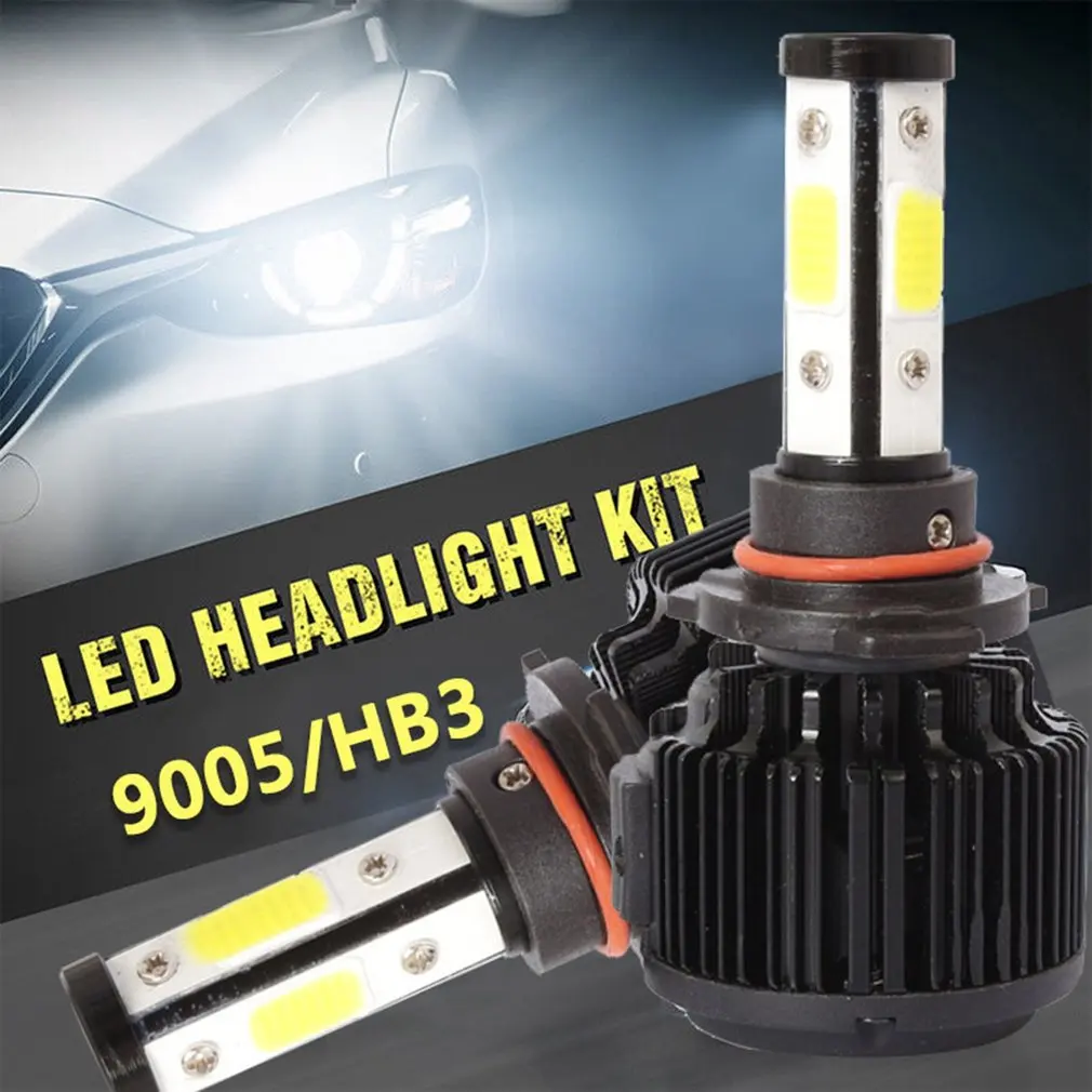 

55W X6 H11 H9 H8 Car Headlight 8000LM 6000K LED Light Bulb Bright Lamp Kit