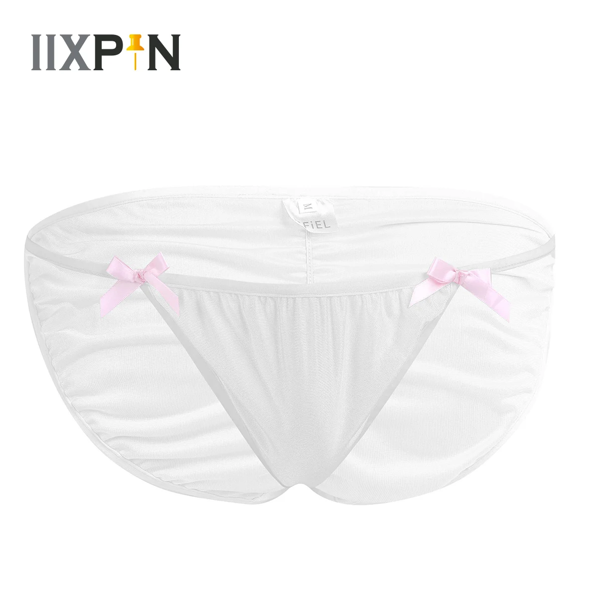 

Трусы-бикини мужские, кружевные, прозрачные, дышащие, с U-образным вырезом