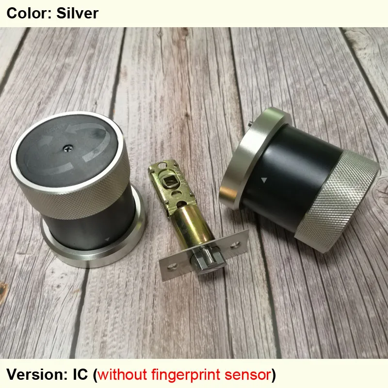 IC Verstion S RAYKUBE Bluetooth электронный дверной замок с телефоном APP/отпечатков пальцев/смарт-карты/код разблокировки ручка Умный Замок - Цвет: IC Verstion S