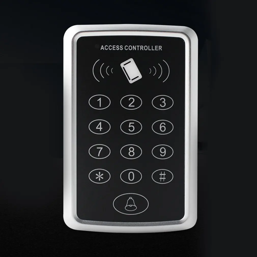 

Access Controller RFID Access Control Keypad Waterproof Rainproof Cover digital panel Card Reader Door Lock System 5 ID keychain