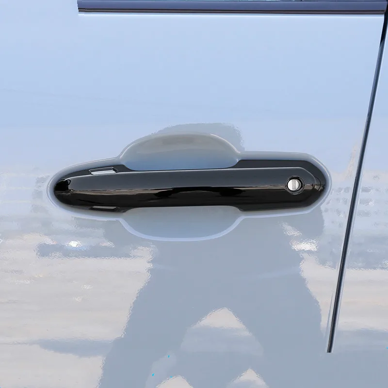 Черная крышка дверной ручки для пианино из АБС пластика Накладка 2019 2020 Toyota RAV4