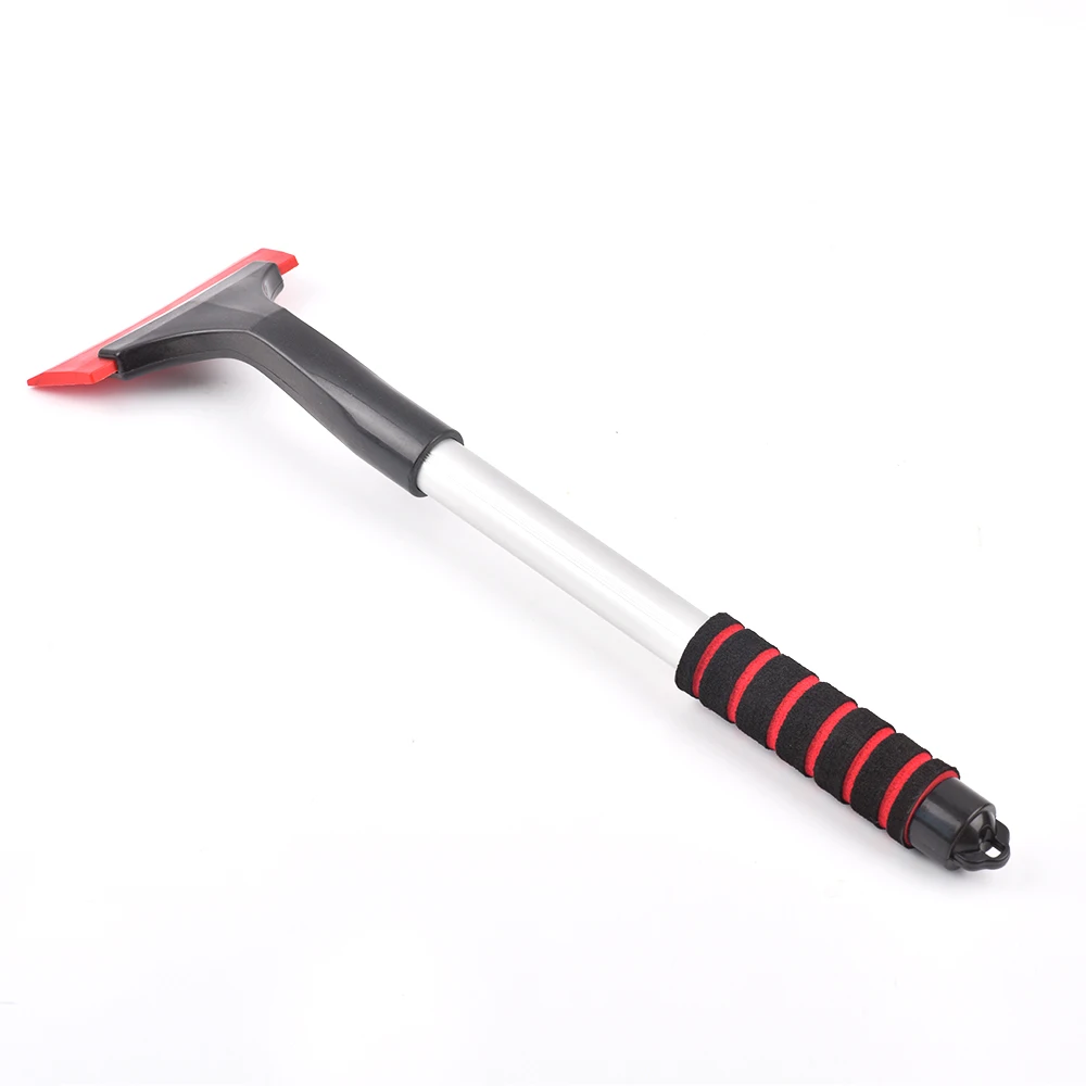 

Выдвижной скребок для чистки автомобиля, снегоочиститель для льда, щетка для снега на лобовое стекло автомобиля с эргономичной съемной руч...