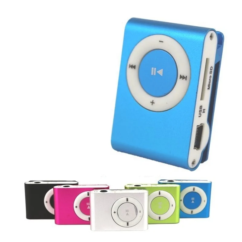 1PCs Mini Portable USB MP3 Player Clip Waterproof Sport Compact Metal Mp3 Music with TF Card Slot Candy Colors | Автомобили и