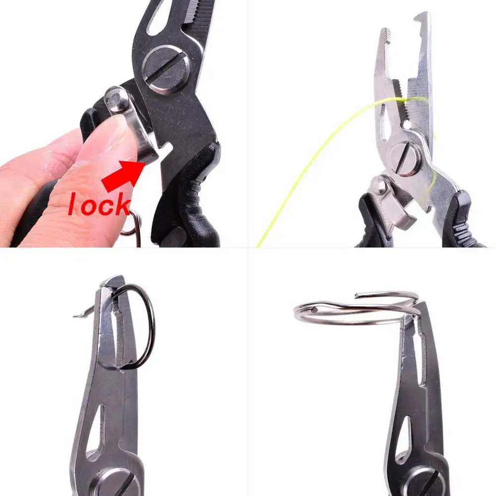 Vissen Tang Fish Line Cutter Schaar Mini Fish Hook Remover Vis Gebruik Tang Multifunctionele Schaar