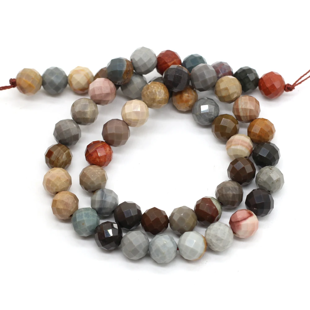

Hot Selling Natural Round Peter Stone Semi-precious Stone Beaded Boutique Making DIY Fashion Charm Bracelet Necklace Jewelry