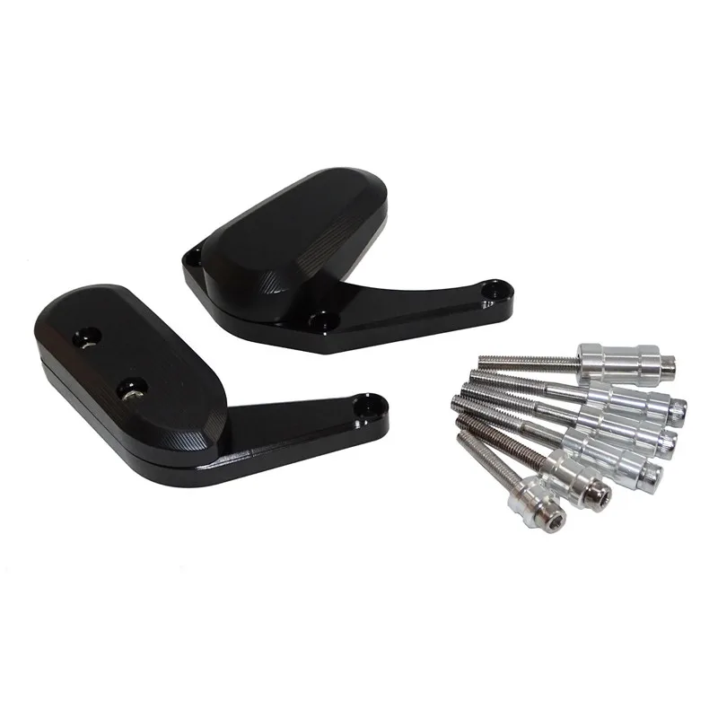 Waase для Suzuki GSXR 1000 GSXR1000 K9 2009 2010 2011 2012 2013 от поломок двигателя тормозные колодки рамки ползунки протектор - Цвет: Black