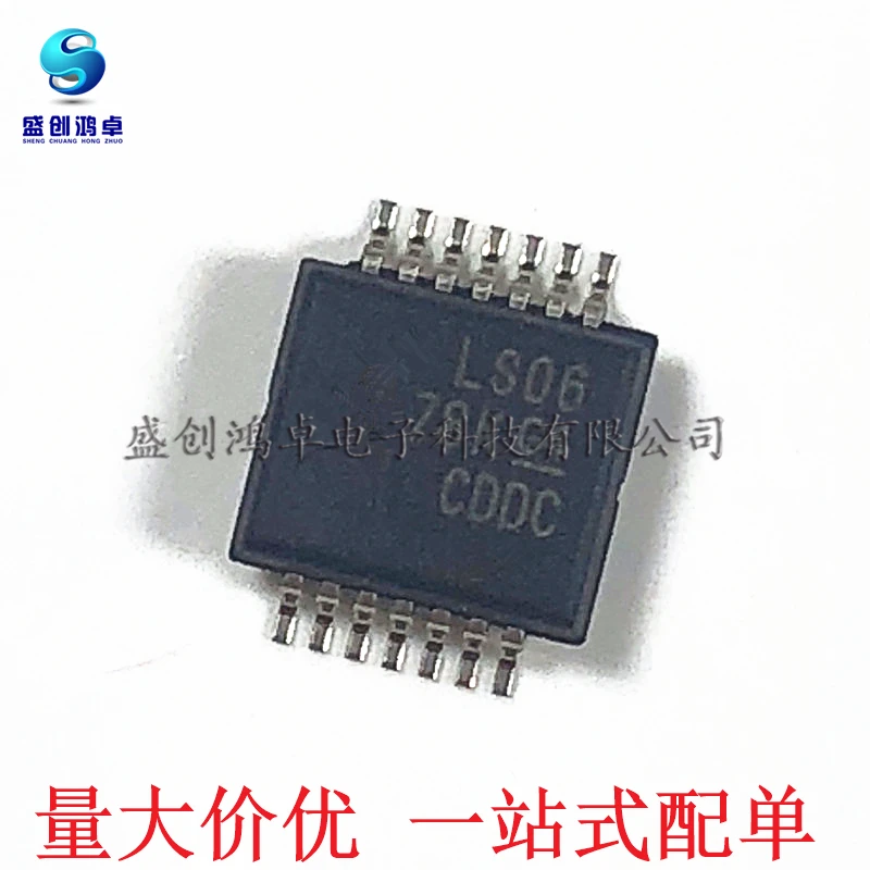100% новый и оригинальный SN74LS06DBR 74LS06 LS06 SSOP 14 в наличии (5 шт./лот)|Запасные части| |