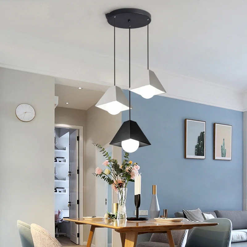 

LED Pendant Lights Nordic Modern Simple Individual Creativity Lamp Bar Aisle Cafe Retro Art Dining Room Restaurant Lighting