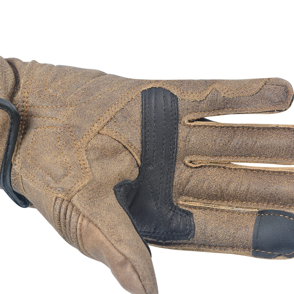 

Willbros Leather Gloves Motorcycle MTB Bike Offroad Motocross Mountain Bicycle Men's Gloves