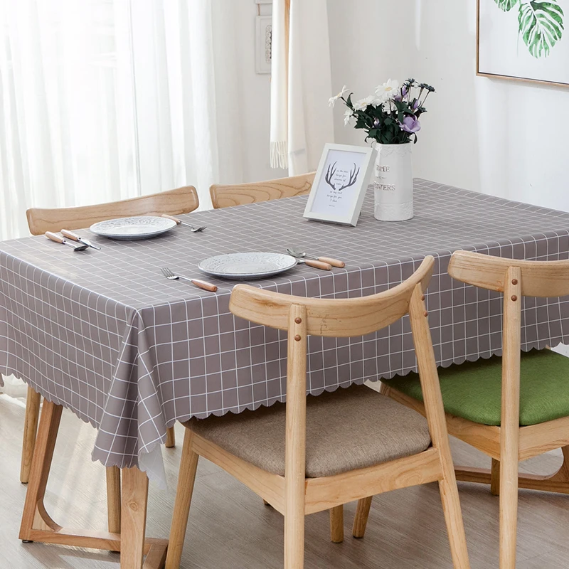 ПВХ решетка прямоугольная домашняя скатерть для ресторана водонепроницаемая и