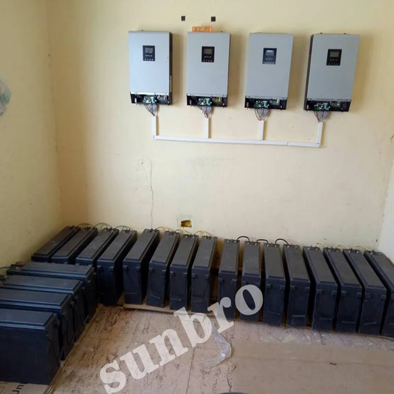 Гибридный солнечный инвертор 3000 ВА 24 В постоянного тока 110 в переменного 50 А