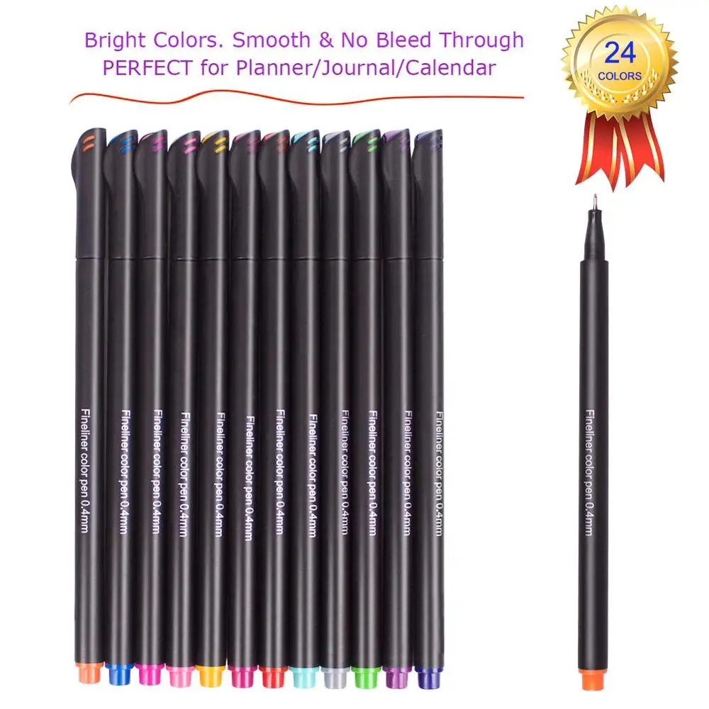 Маркеры rt Fineliner Pen игла для набросков рисунок на водной основе Pigma граффити 12 24 36 48