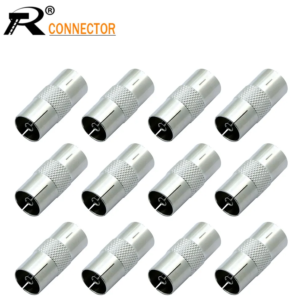 

Коаксиальный кабель соединители F Тип гнездо для FM TV PAL Женский штекер прямой радиочастотный коаксиальный адаптер для стерео приемник тюнер...