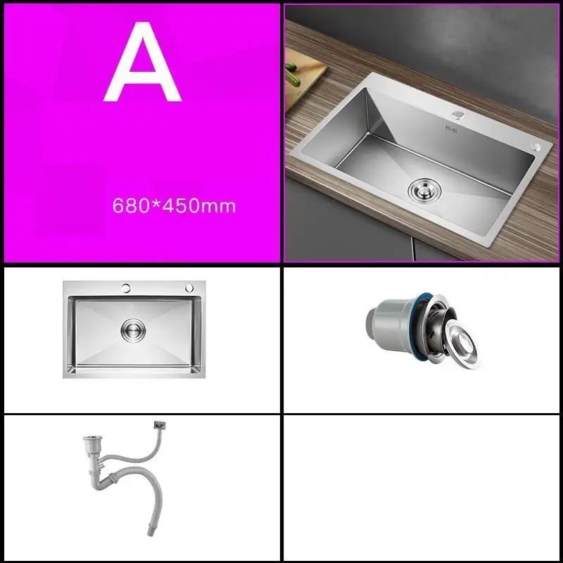 Version K Dissipador Keuken Gootsteen Torneira Gourmet Acero Inox кухня Куба де Cocina Fregadero Pia Cozinha мойка овощей - Цвет: Version K