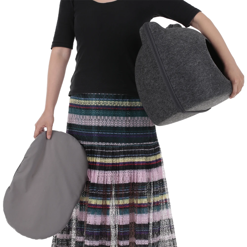 Спальный мешок для кошек и собак фетровая кровать корзина с подушкой