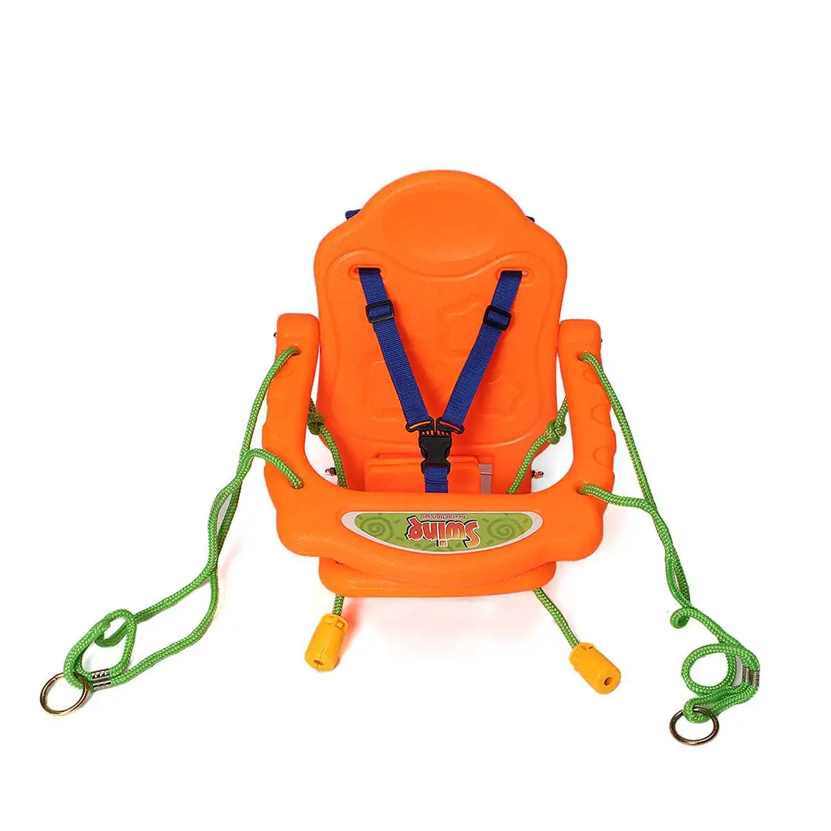 

Outdoor Thickened Steel Pipe Children's Swing Rack Baby Swing Set Infant Secure Plastic Full Bucket Seat Game Fun Tools