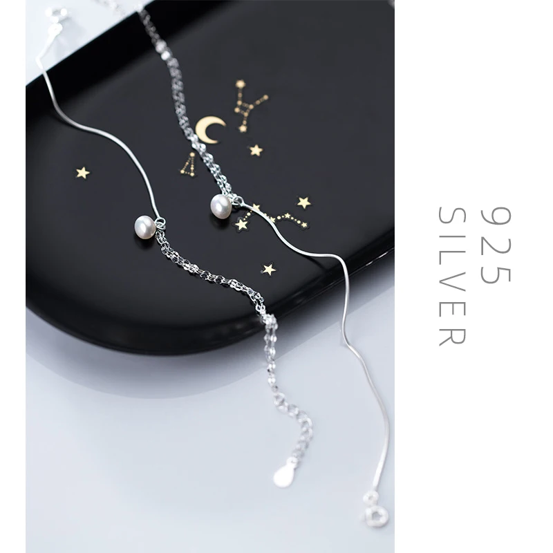 Colusiwei двойной Слои серебряная звезда браслет цепочка модные простые браслеты для