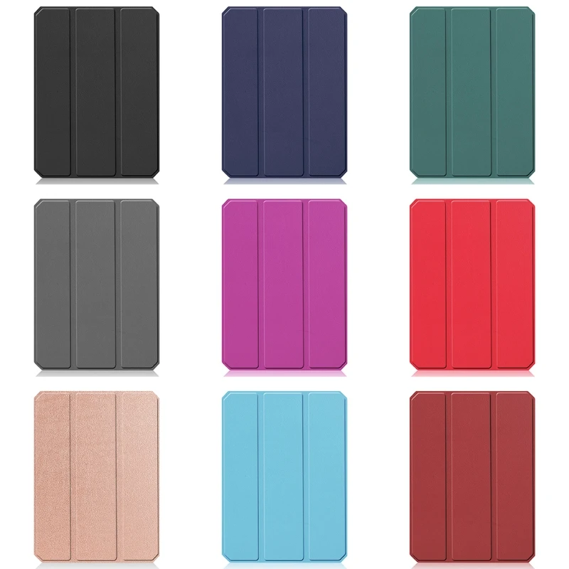 

Slim PU Leather Stand Flexible TPU Back Cover w/ Auto Wake/Sleep for ipad mini 6 D7WC