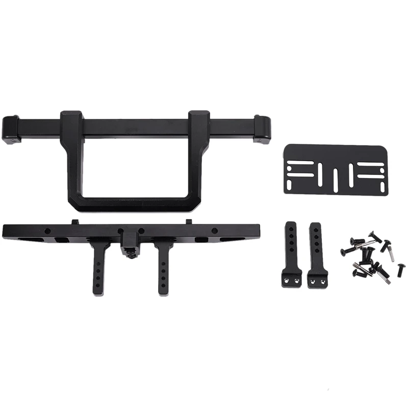 Для TRX4 алюминиевый бампер с отверстием для прицепа 1/10 RC автомобиля TRX-4 Запчасти