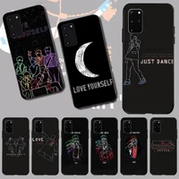 penghuwan love yourself art soft silicone tpu phone cover for samsung s20 plus ultra s6 s7 edge s8 s9 plus s10 5g