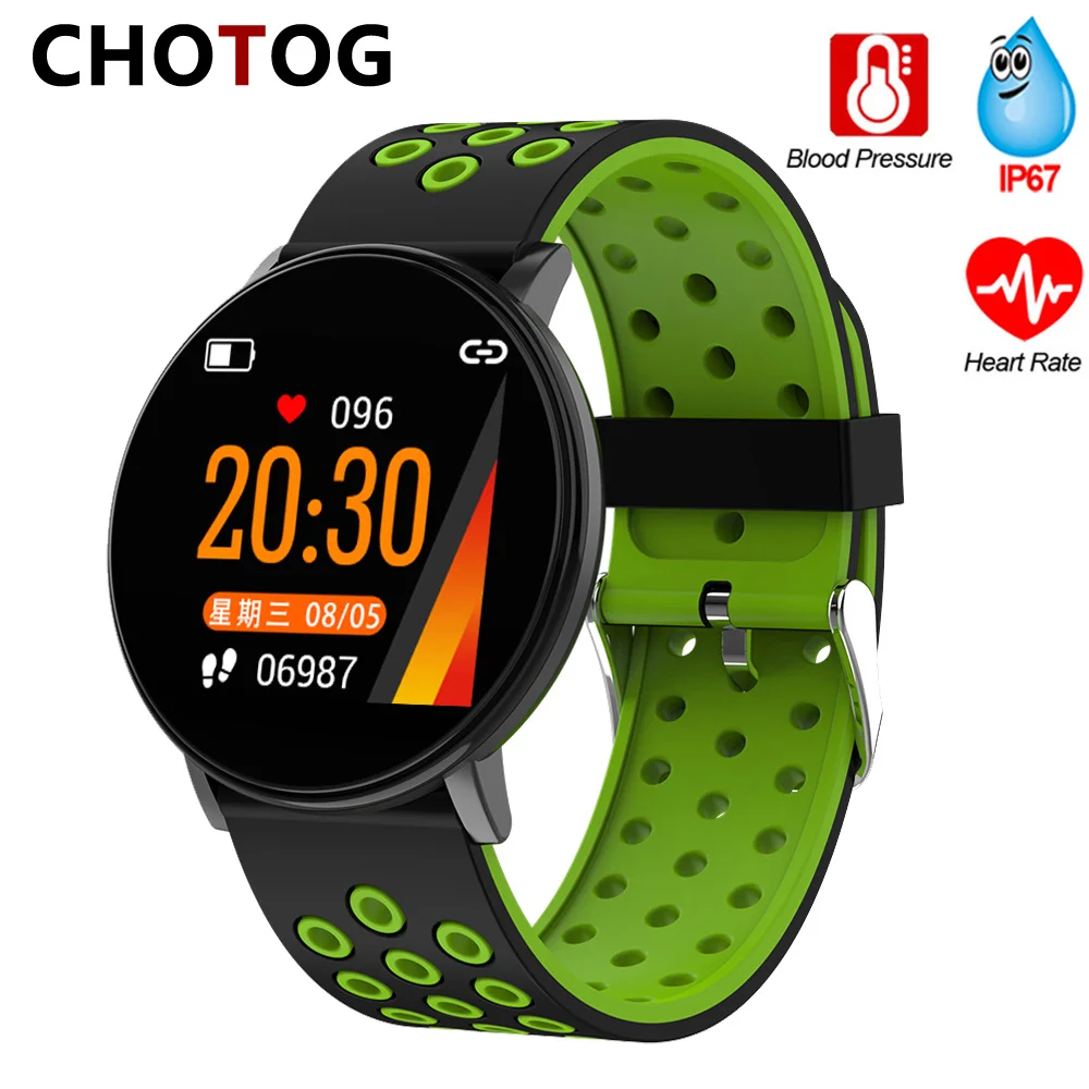 Новый водонепроницаемый IP67 фитнес трек Смарт часы браслет Мути функциональный